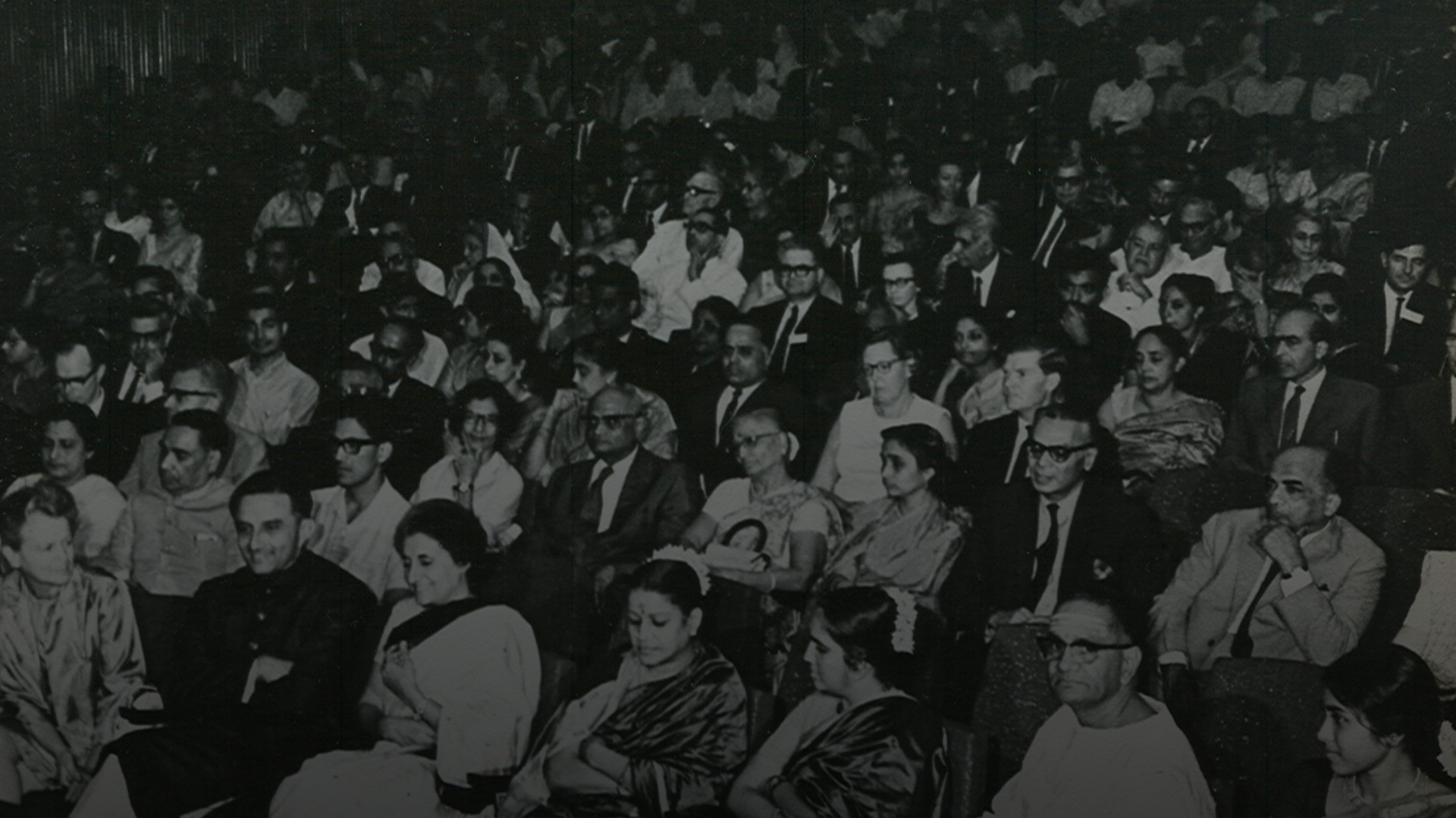 MS Subbulakshmi as a part of the Audience memebers